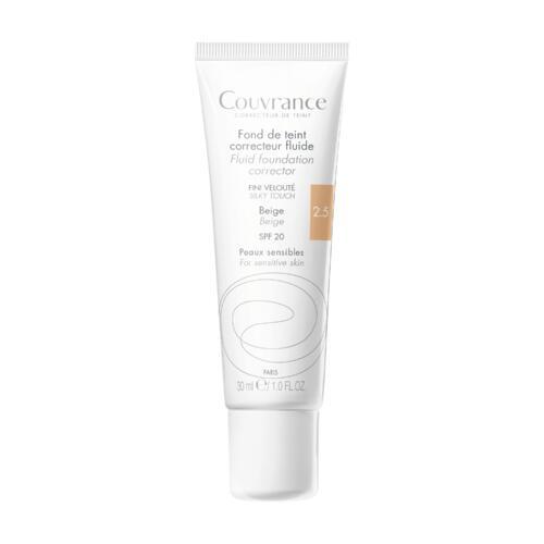 Miniaturka artykułu - AVENE COUVRANCE Fluid korygujący SPF20 Beżowy, 30ml