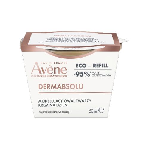 Miniaturka artykułu - Avene Dermabsolu ECO-Refil Krem modelujący owal twarzy na dzień, 50 ml