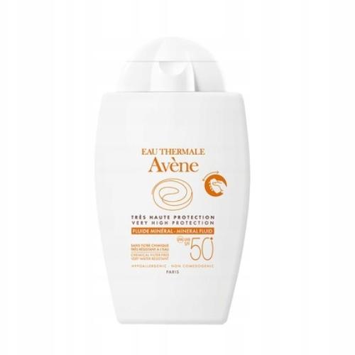 Miniaturka artykułu - AVENE Fluid mineralny SPF50+, 40ml