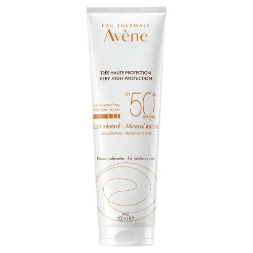 Miniaturka artykułu - AVENE SUN Mleczko mineralne SPF50+, 100 ml