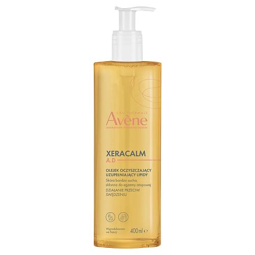 Miniaturka artykułu - AVENE XERACALM A.D Uzupełniający lipidy olejek oczyszczający, 400ml