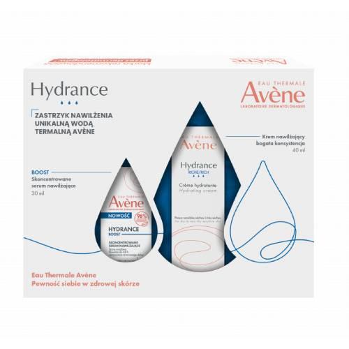 Miniaturka artykułu - AVENE Zestaw Hydrance Riche (Krem nawilżający, 40ml + Serum, 30ml)