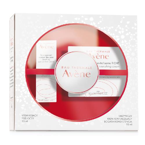 Miniaturka artykułu - AVENE Zestaw Krem odżywczy, 50ml + Krem kojący pod oczy, 15ml