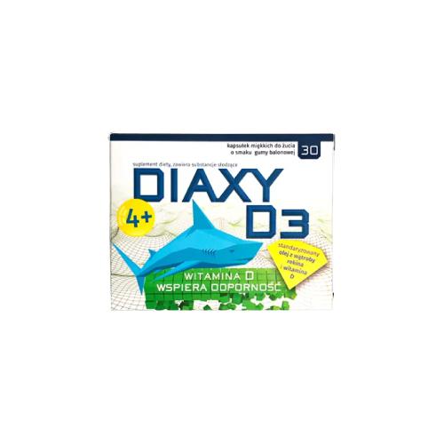 Miniaturka artykułu - AVET Diaxy Witamina D3 1000, 30 kapsułek do żucia