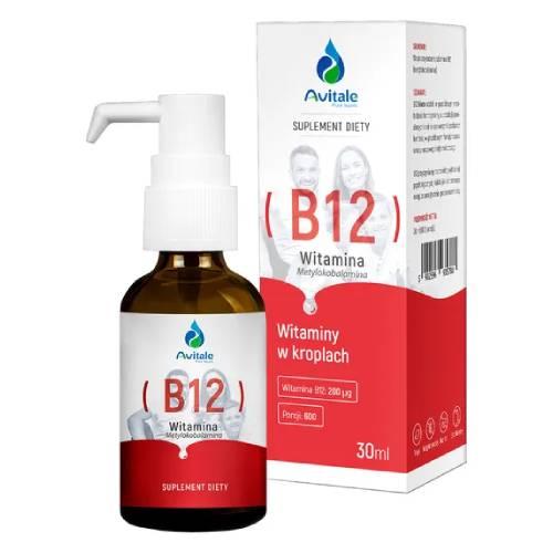 Miniaturka artykułu - AVITALE witamina B12 200 &micro;g - 30ml