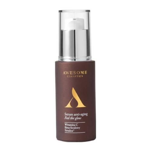 Miniaturka artykułu - Awesome Cosmetics Serum anti-aging, 30ml KR&Oacute;TKA DATA 30.06.2026