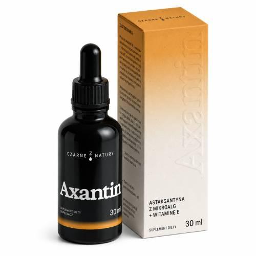 Miniaturka artykułu - Axantin Astaksantyna z mikroalg + Witamina E, 30 ml