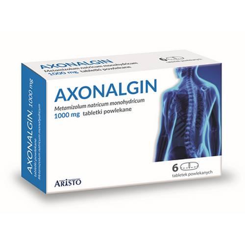 Miniaturka artykułu - Axonalgin 1000 mg, 6 tabletek powlekanych