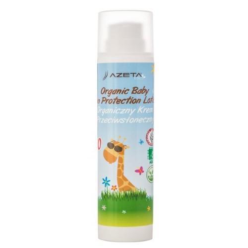 Miniaturka artykułu - AZETA Bio Organiczny krem/mleczko ochronne na słońce dla dzieci SPF 50+, 100ml BRAK KORKA