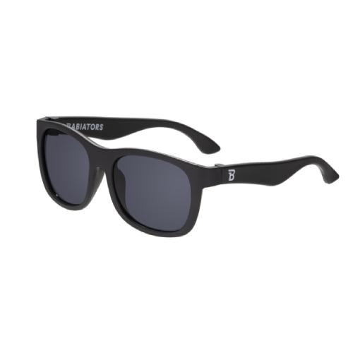 Miniaturka artykułu - Babiators Okulary przeciwsłoneczne Navigator Jet Black Smoke Lens 0-2 lata O-NAV001-S