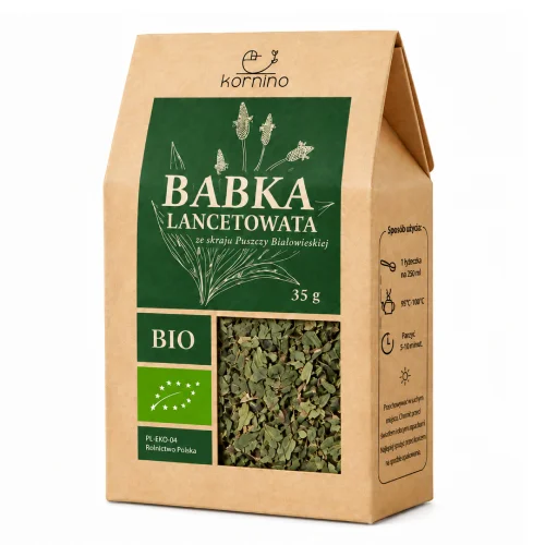 Miniaturka artykułu - Kornino Babka lancetowata ekologiczna, 35 g