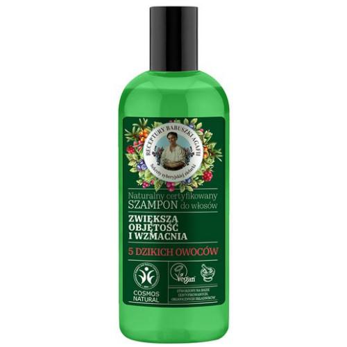 Miniaturka artykułu - Babuszka Agafia Szampon do włos&oacute;w wzmacniający objętość, 260ml