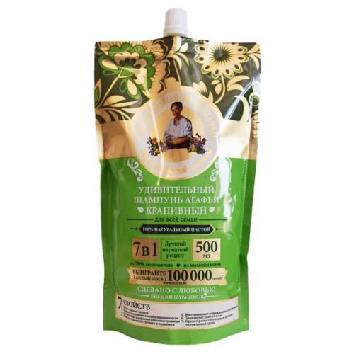 Miniaturka artykułu - Babuszka Agafia Szampon pokrzywowy regenerujący, 500ml
