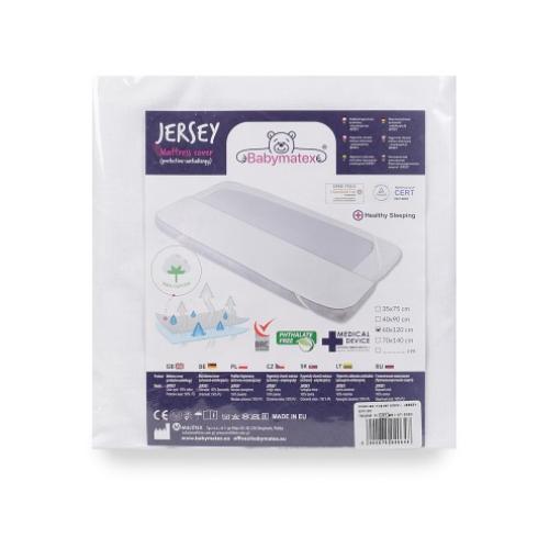 Miniaturka artykułu - BabyMatex Podkład higieniczny paroprzepuszczalny JERSEY 70x140cm