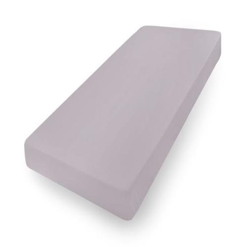 Miniaturka artykułu - BabyMatex Prześcieradło jersey z gumką, szare (60x120cm)