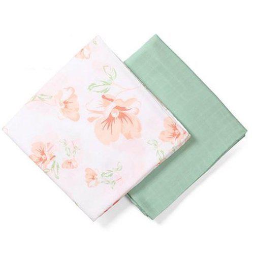 Miniaturka artykułu - BABYONO 537/03 Otulacz z muślinu bambusowego, 2szt