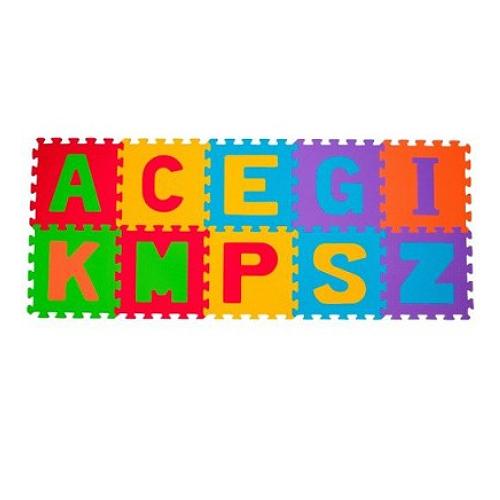 Miniaturka artykułu - BABYONO Puzzle piankowe litery 278, 10 elementów
