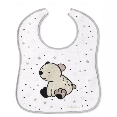 Miniaturka artykułu - BABYONO Śliniak frotte MIŚ 9m+, 1 szt.