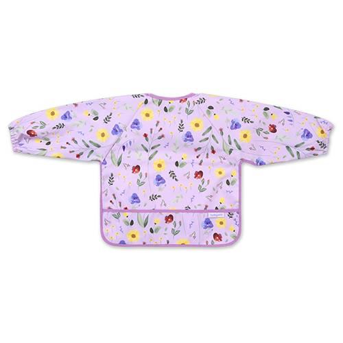Miniaturka artykułu - BabyOno Śliniak z długim rękawem GARDEN 1476/01, 1 szt.