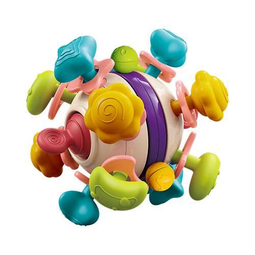 Miniaturka artykułu - BabyOno STAR BALL gryzak sensoryczny, 1szt.