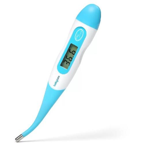 Miniaturka artykułu - BABYONO Termometr elektroniczny z elastyczną końc&oacute;wką, 1szt.