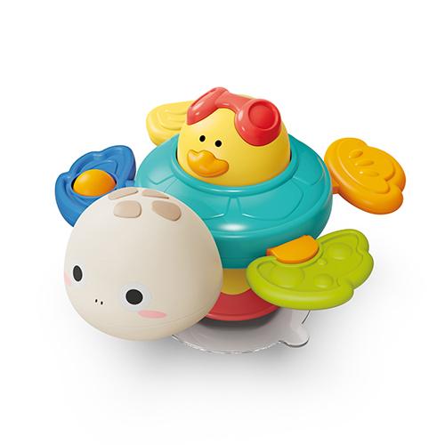 Miniaturka artykułu - Babyono Zabawka sensoryczna z przyssawką Turtle