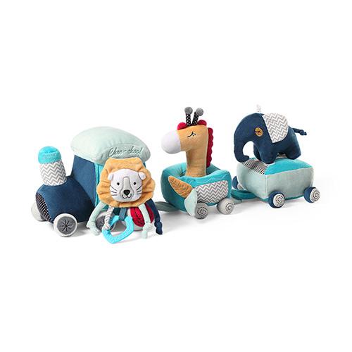 Miniaturka artykułu - BABYONO Zestaw zabawek edukacyjnych SAFARI TRAIN 1495, 1 szt.