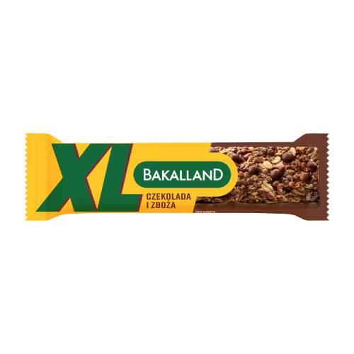Miniaturka artykułu - Bakalland Baton zbożowy XL czekolada i zboża, 55 g