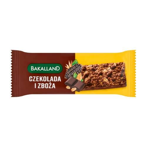 Miniaturka artykułu - Bakalland Baton czekolada i zboża, 40 g