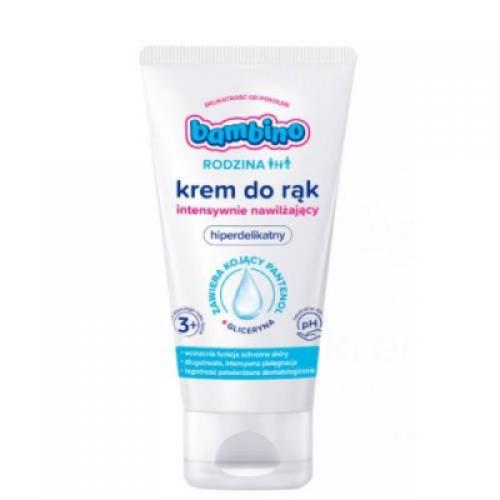 Miniaturka artykułu - BAMBINO Rodzina Krem do rąk intensywnie nawilżający, 75ml USZKODZONY KOREK
