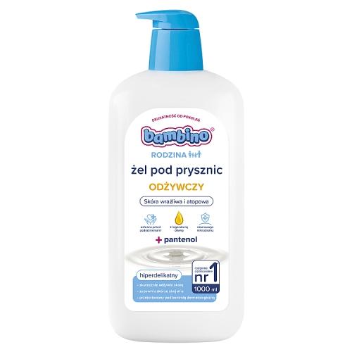 Miniaturka artykułu - Bambino Rodzina Żel pod prysznic odżywczy, 1000 ml