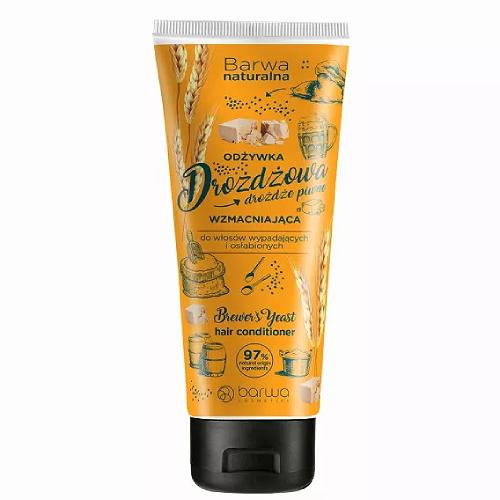 Miniaturka artykułu - BARWA naturalna odżywka wzmacniająca drożdżowa, 200ml