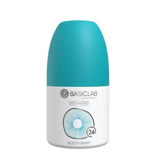 Miniaturka artykułu - BASICLAB Antyperspirant 24h roll on 50+10ml