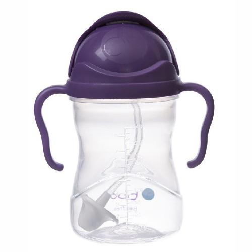 Miniaturka artykułu - B.BOX Bidon ze słomką winogronowy, 240ml