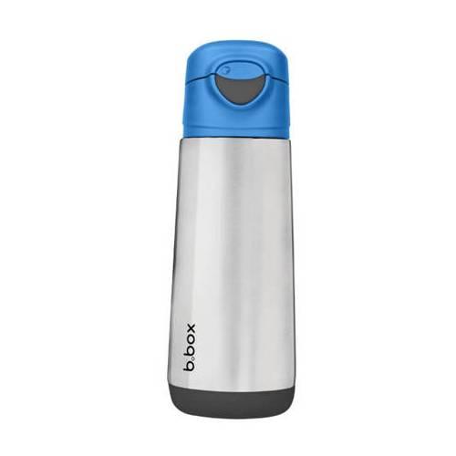 B.BOX Butelka termiczna sportowa z ustnikiem Blue Slate, 500ml