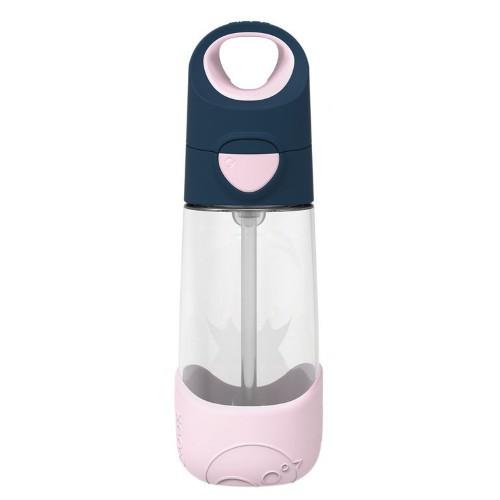 Miniaturka artykułu - B.BOX Butelka tritanowa ze słomką Indigo Rose, 450ml
