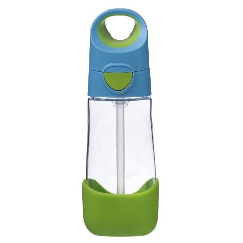 Miniaturka artykułu - B.BOX Butelka tritanowa ze słomką Ocean Breeze, 450ml