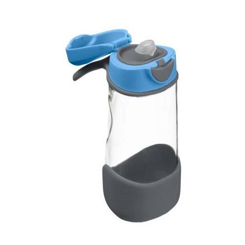 Miniaturka artykułu - B.BOX Sportowa butelka tritanowa Blue Slate, 450ml