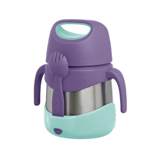 Miniaturka artykułu - B.BOX Termos na jedzenie Lilac Pop, 335 ml