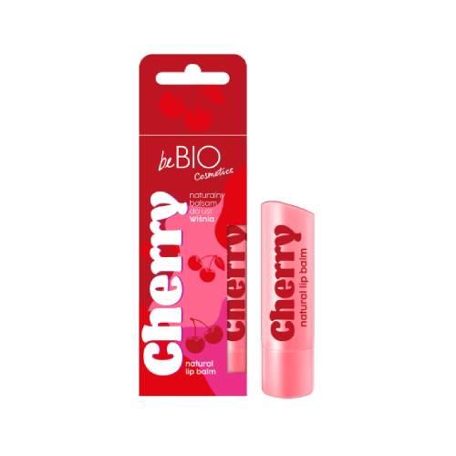 Miniaturka artykułu - BE BIO Ewa Chodakowska Naturalny nawilżający balsam do ust z dodatkiem oleju z wiśni, 5 g