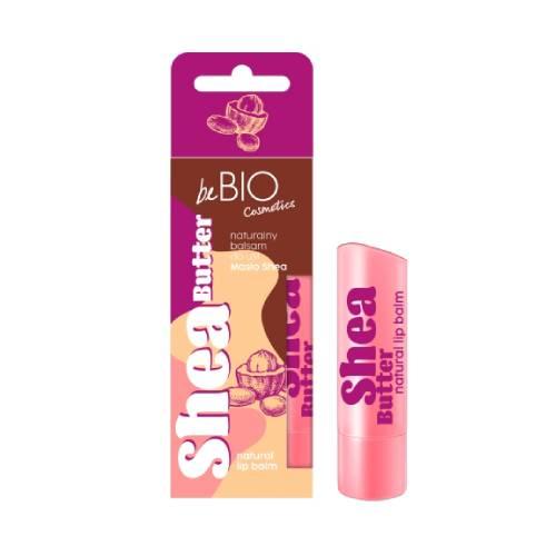 Miniaturka artykułu - BE BIO Ewa Chodakowska Naturalny regenerujący balsam do ust Masło Shea, 5 g