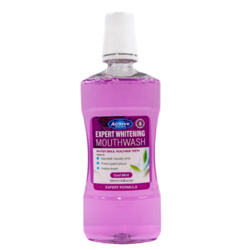 Miniaturka artykułu - Beauty Formulas Expert Whitening Płyn do płukania jamy ustnej, 500 ml