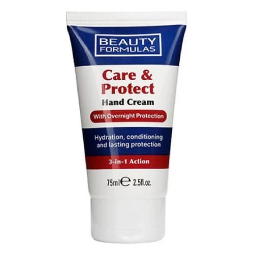 Miniaturka artykułu - Beauty Formulas Care & Protect Krem do rąk na noc, 75 ml