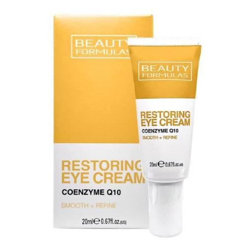 Miniaturka artykułu - BEAUTY FORMULAS Odbudowujący krem pod oczy Koenzym Q10, 20ml