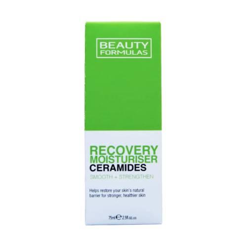 Miniaturka artykułu - Beauty Formulas Recovery Moisturiser Ceramides Regenerujący krem nawilżający z ceramidami, 75ml