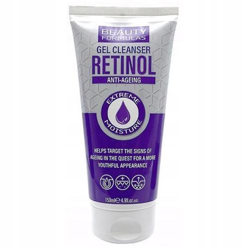 Miniaturka artykułu - BEAUTY FORMULAS Retinol żel do mycia twarzy, 150ml