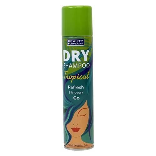 Miniaturka artykułu - Beauty Formulas Suchy szampon Tropical, 200 ml