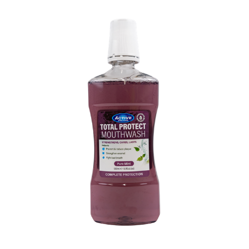 Miniaturka artykułu - Beauty Formulas Total Protect Płyn do płukania jamy ustnej, 500 ml