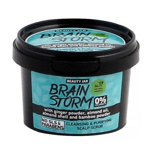 Miniaturka artykułu - BEAUTY JAR Brain Storm Oczyszczający peeling do sk&oacute;ry głowy, 100g