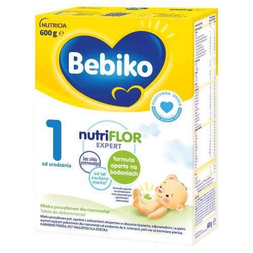 Bebiko 1 Mleko początkowe dla niemowląt od urodzenia, 600g USZKODZONE OPAKOWANIE